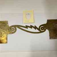 Hoole Curling line and Lightning Stamp Die Template, Design 2550