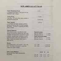 New Arrivals at Talas.