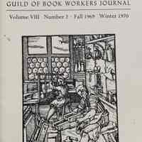 Guild of Book Workers Journal. Fall 1969, Winter 1970; v.8 no.2.