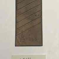 Hoole Diagonal Stripe Pattern Stamp Die, Design 1014