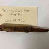 Hoole Long Square Wood Stamp Post