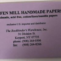 Griffen Mill Handmade Papers