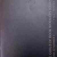 Guild of Book Workers Journal. Fall/Winter 1983 ; v.22 no.1
