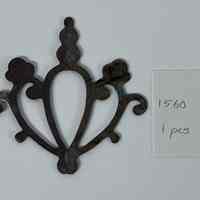 Hoole Flower Motif with Vines and Buds Template, Design 1560