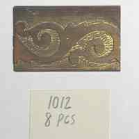 Hoole Rolling Foliage Scroll Stamp Die, Design 1012