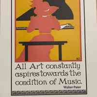 All art constantly aspires towards the condition of music / Walter Pater