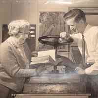 Black and White Photograph of Patri and Waters