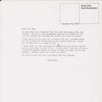 Letter from Patri to Oka, mentioning a letter and using the new drying boards