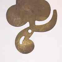Hoole Clover Template With Curling Stem (smaller) Template, Design 1271
