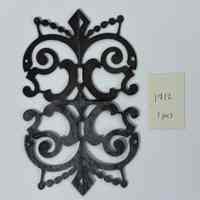 Hoole Rectangle Diamond with Bulbs Template, Design 1712