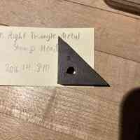 Hoole Right Triangle Metal Stamp Head