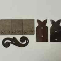 Hoole Leaf Wave with Star Flower Stamp Die and Template, Design 2431