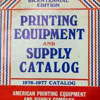 Printing equipment and supply catalog - 1976-1977 catalog.