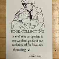 Book-collecting is a full-time occupation ... / A. N. L. Munby