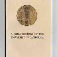A Brief History of the University of California