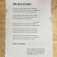 An Old Story by Tracy K. Smith
