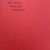 The book thought through : small press comes of age in America : contemporary handmade books in limited edition / selected by Edwina B. Evers.