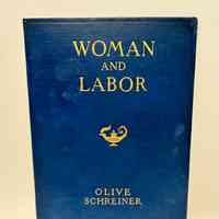 Book Cover / Woman and Labor / Olive Schreiner