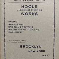Catalogue No.79: paging, numbering, end-name printing, bookbinders