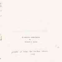 An Archival Album Design/Richard W. Horton