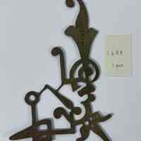 Hoole Corner Geometric Stems with Trumpet Flower Template, Design 1698