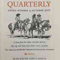 The Book Club of California Quarterly. Vol. LXXXII, no.4 : Oct. 2017.