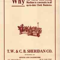 1925 TW & CB Sheridan Brochure Murray Back-Liner
