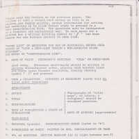 Photocopies suggesting what information to gather on limp and non-adhesive spine bindings