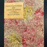 Twenty Love Poems and A Song of Despair / Pablo Neruda