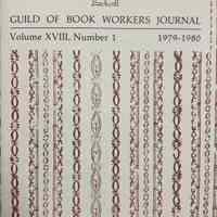 Guild of Book Workers Journal.1979-1980 ; v.18 no.1.