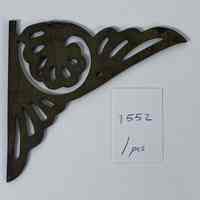 Hoole Corner Feathers with Swirl Leaves Template, Design 1552