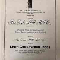 William Tolson Limited ... incorporating Bole Hall Mill Co.