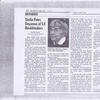 Stella Patri, Doyenne of SF Bookbinders