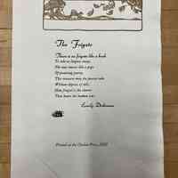 The Frigate / Emily Dickinson