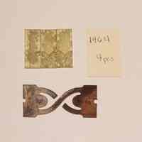 Hoole Vine Circle Criss Cross X Stamp Die Template and Assumed Model, Design 1964