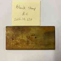 Hoole Blank Stamp Die
