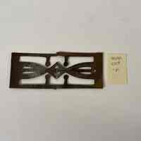 Hoole Diamond Leaves With Cutouts and Circles Stamp Die Template, Design 2355