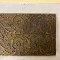 Hoole Spiraling Vines and Dots Metal Stamp Die, Design 2319