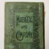 Book Cover / Mabley and Company