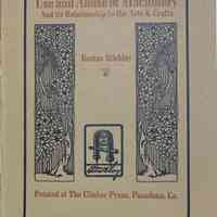 Use and abuse of machinery and its relationship to the arts & crafts / Gustav Stickley