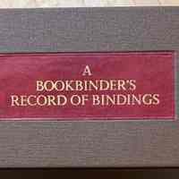          A Bookbinder's Record of Bindings. picture number 2
   