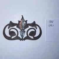 Hoole Oval Leaves with Flower in the Middle Template - Design 1302