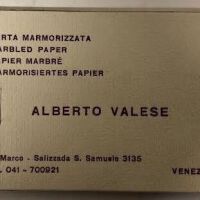 Alberto Valese marbled paper