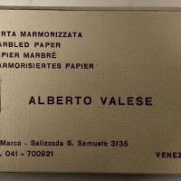 Alberto Valese marbled paper