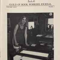 Guild of Book Workers Journal. Vol. 35 no.1