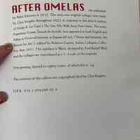          After Omelas / Clive Knights picture number 3
   