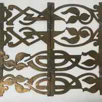Hoole Leaves and Vines with Art Deco Line work Stamp Die Template, Design 2414