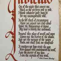 Invictus / Wm. Ernest Henley