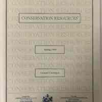 Conservation Resources, Spring 1993, General Catalogue