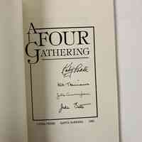          A Four Gathering / Katy Peake, Kit Tremaine, Julia Cunningham, Julia Bates picture number 5
   